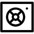 UI Pc Power Supply Vector SVG Line Icon