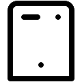 UI Pc System Unit Vector SVG Line Icon