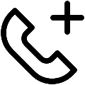 UI Phone Plus Vector SVG Icon