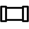 UI Pipe Straight Vector SVG Line Icon