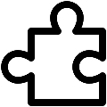 UI Puzzle Vector SVG Icon
