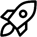 UI Rocket Vector SVG Icon