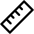 UI Ruler Vector SVG Icon