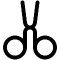 UI Scissors Vector SVG Icon