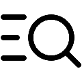UI Search List Vector SVG Icon
