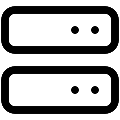 UI Server Vector SVG Icon