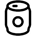 UI Soda Can Vector SVG Line Icon