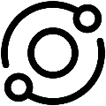 UI Solar System Vector SVG Line Icon