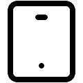 UI Tablet Vector SVG Icon
