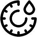 UI Tire Rain Vector SVG Line Icon