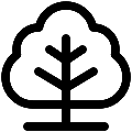UI Tree Vector SVG Line Icon