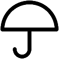UI Umbrella Vector SVG Icon