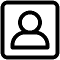 UI User Square Vector SVG Icon