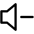 UI Volume Down Vector SVG Icon