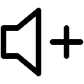 UI Volume Up Vector SVG Icon