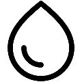 UI Water Drop Vector SVG Line Icon