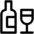 UI Wine Vector SVG Line Icon