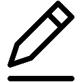 UI Write Vector SVG Icon