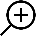 UI Zoom In Vector SVG Icon