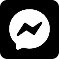 Facebook Messenger Square Vector SVG Icon